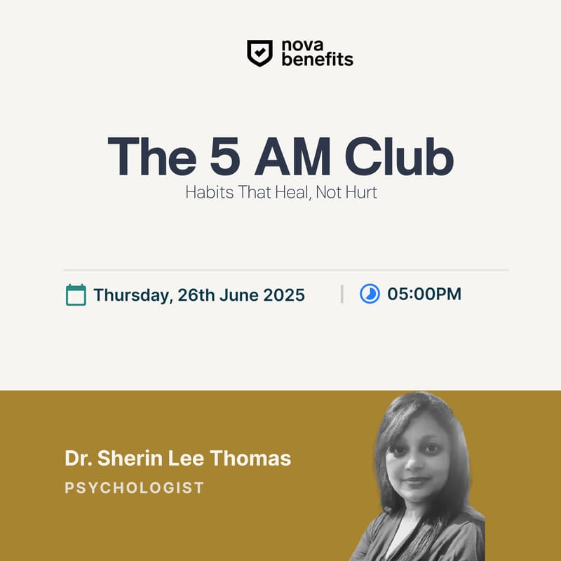 Cover Image for The 5 AM Club: Habits that Heal, Not hurt