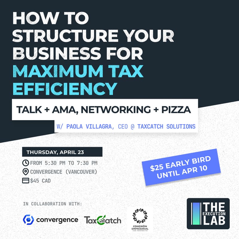 Cover Image for How to Structure Your Business for Maximum Tax Efficiency (Live Talk + AMA)