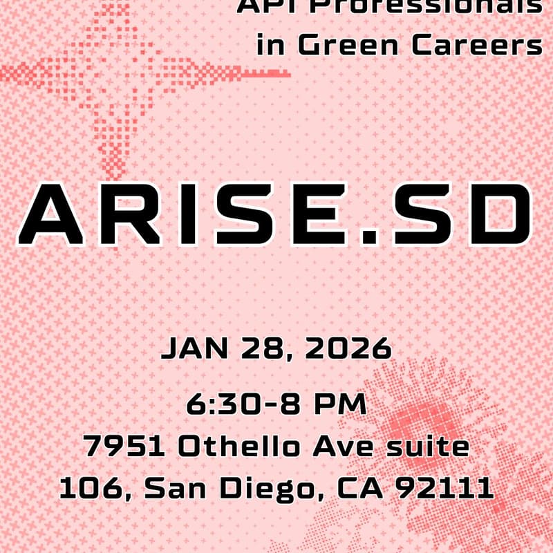 Cover Image for ARISE.SD - API Environmental Group Soft Opening Meeting