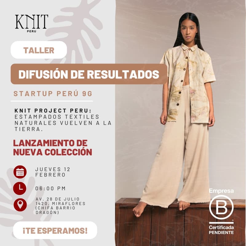 Cover Image for TALLER DE DIFUSIÓN DE RESULTADOS STARTUP PERÚ 10G | KNIT PROJECT PERU
