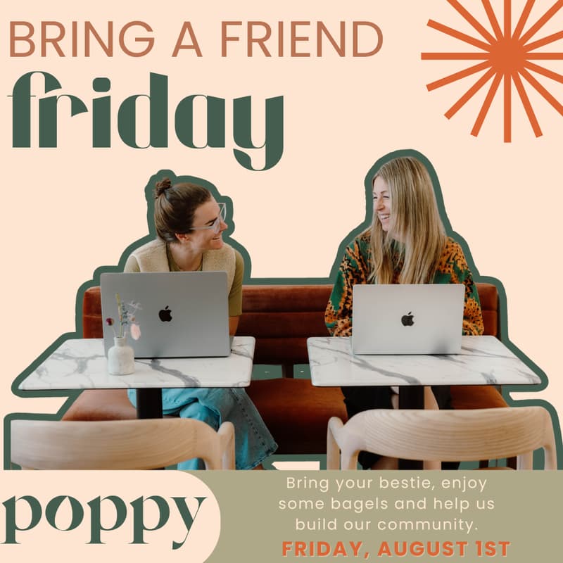 Cover Image for Bring a Friend Friday at Poppy