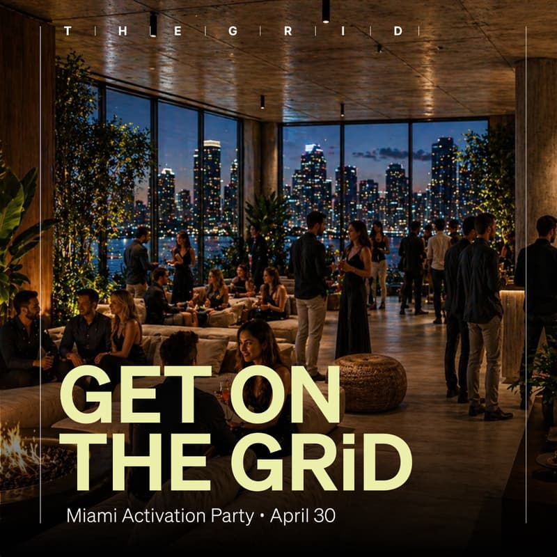 Cover Image for Get On The GRiD — Miami Activation Party