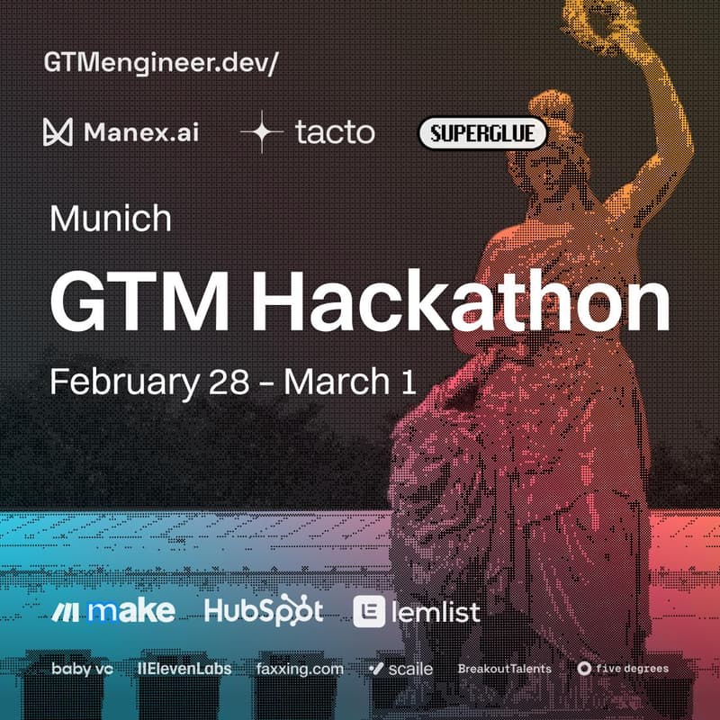 Cover Image for GTM Hackathon Munich