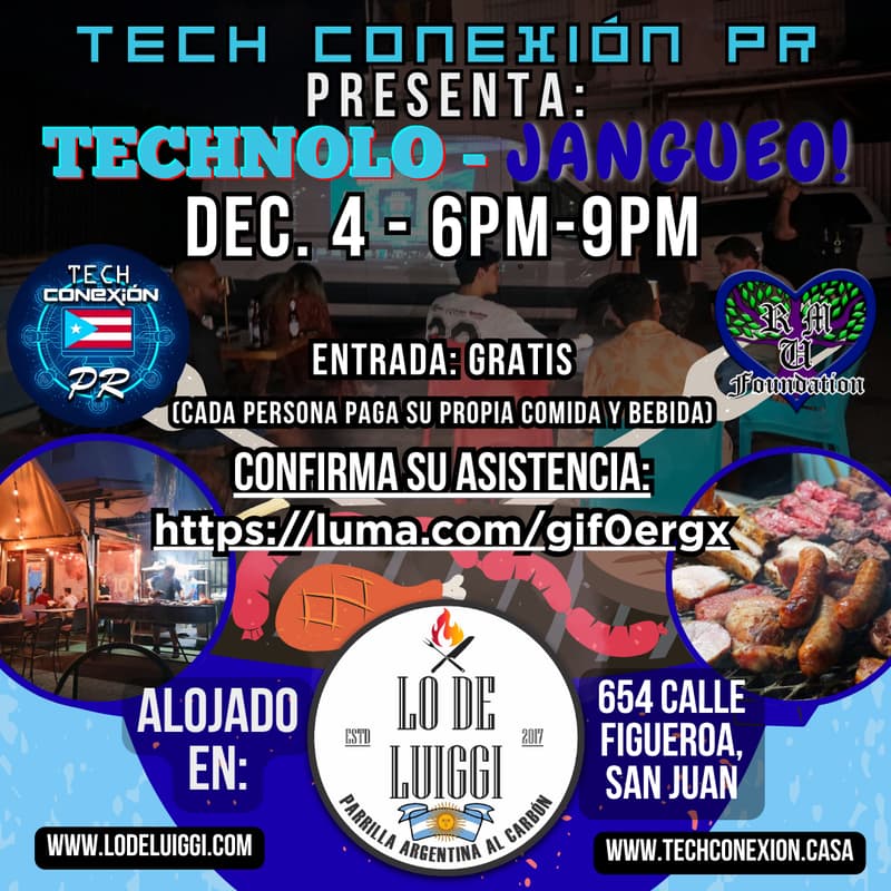 Cover Image for Tech Conexión PR Presents: "Technolo-Jangueo!"