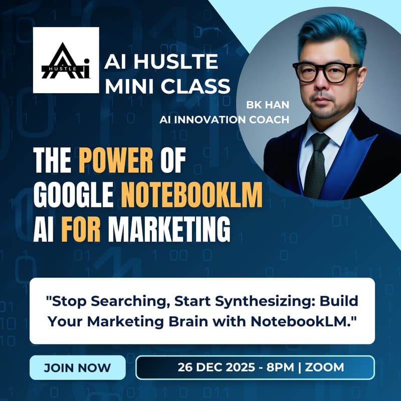 The Power of Google NotebookLM AI for Marketing · Zoom · Luma