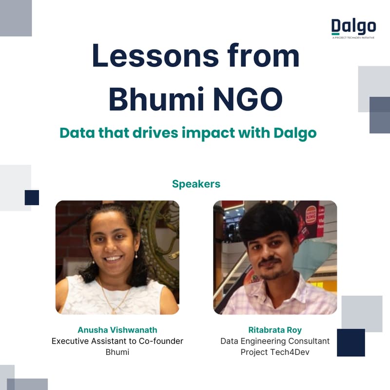 Cover Image for Lessons from Bhumi NGO: Data that drives impact with Dalgo