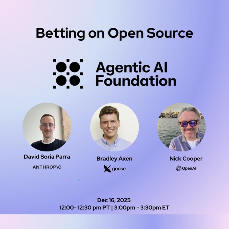 Cover Image for Betting On Open Source: Inside the Agentic AI Foundation