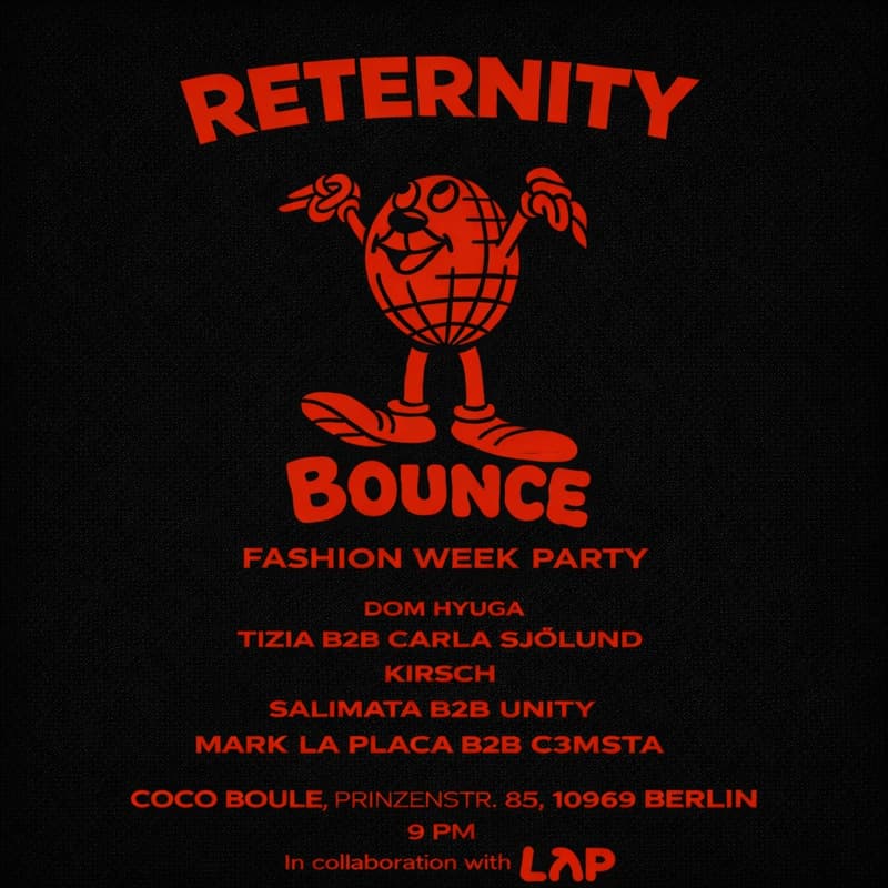 Cover Image for RETERNITY x BOUNCE Berlin Fashion Week Party