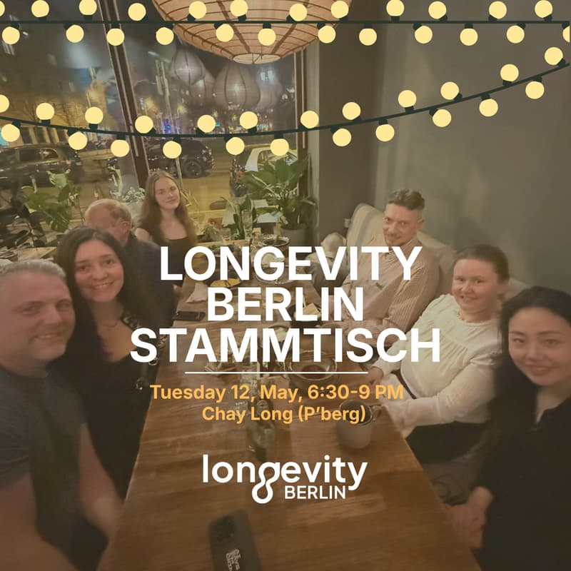 Cover Image for Longevity Berlin Stammtisch - May Edition!