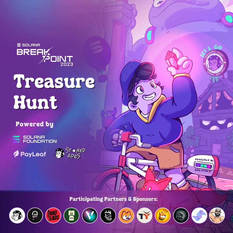 Cover Image for Solana Breakpoint Treasure Hunt