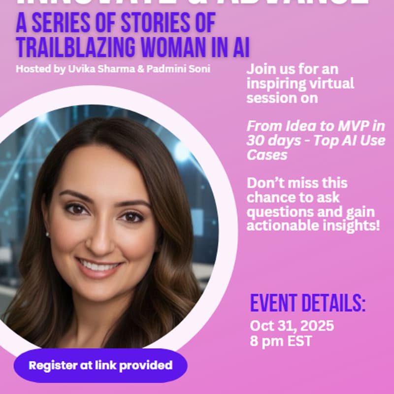 Cover Image for AWAAI Innovate & Advance with Ambika Sharma