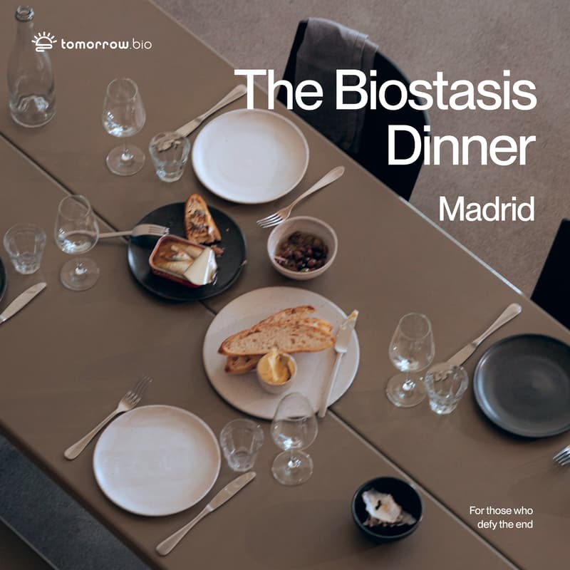 Cover Image for The Biostasis Dinner by Tomorrow.bio