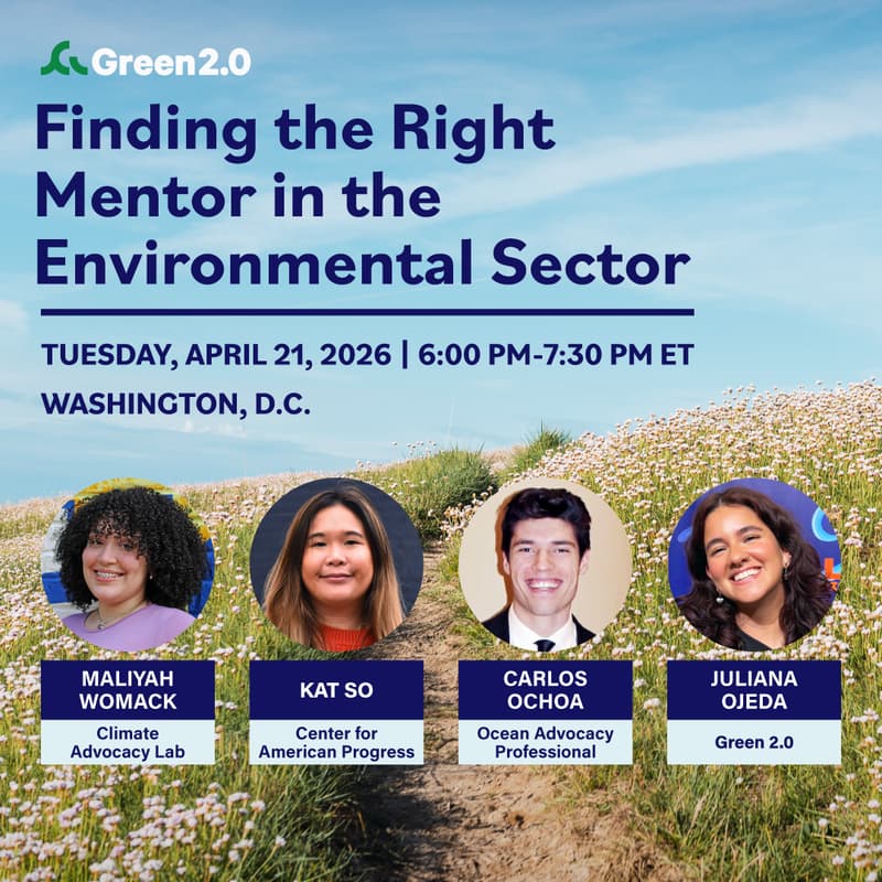 Cover Image for Finding the Right Mentor in the Environmental Sector