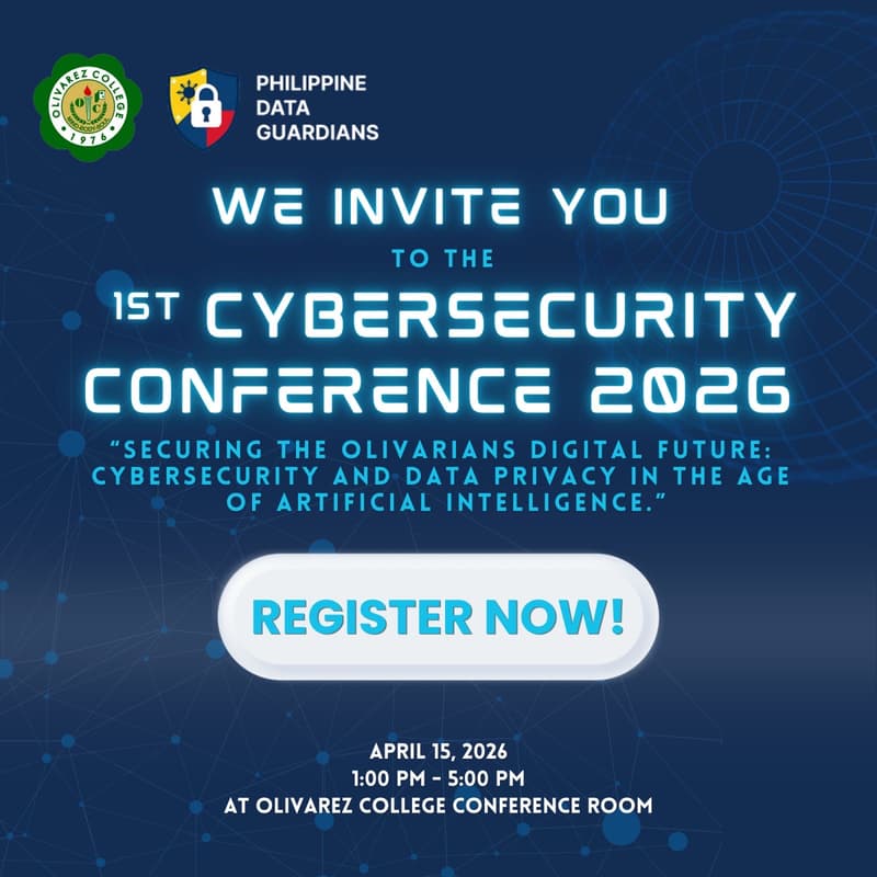 Cover Image for 1st Cybersecurity Conference 2026 - Olivarez College