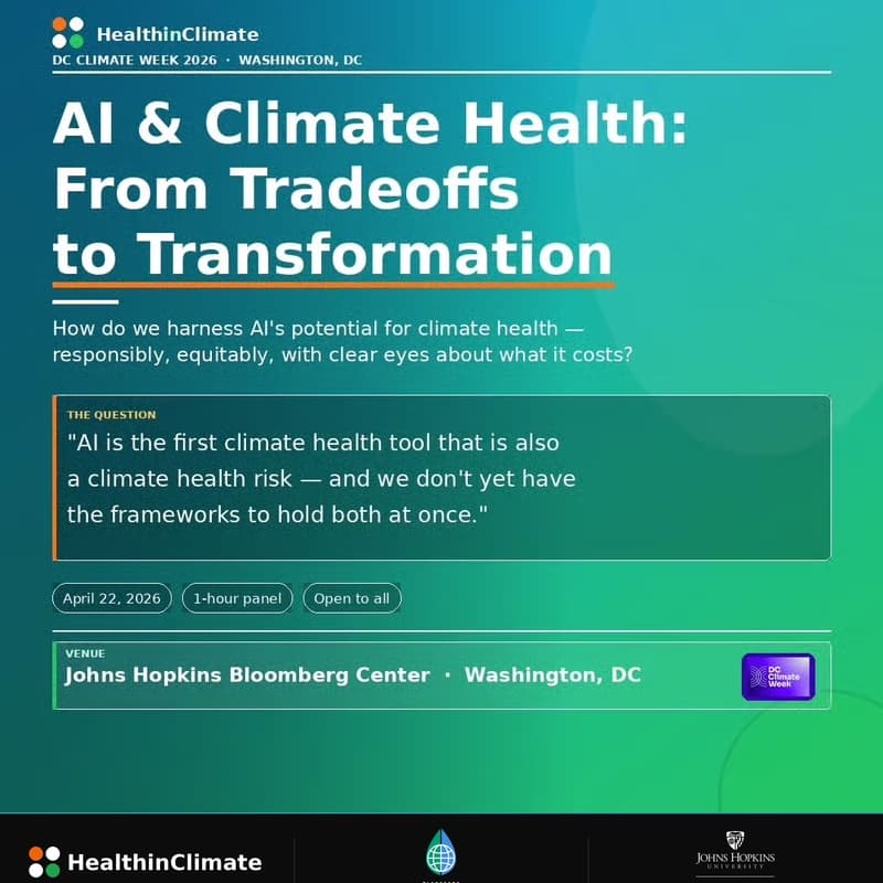 Cover Image for AI & Climate Health: From Tradeoffs to Transformations