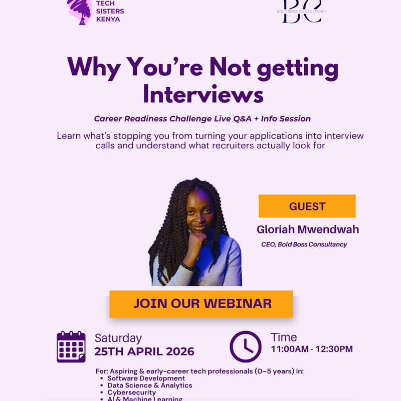 Cover Image for Why You're Not Getting Interviews : Live Q&A + Info Session