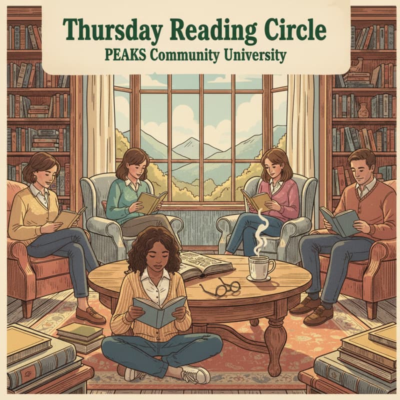 Cover Image for Thursday Reading Circle - PEAKS Community University