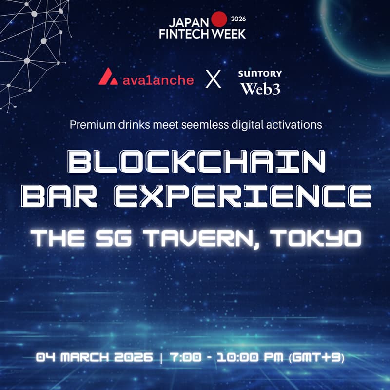 Cover Image for Avalanche X Suntory: Blockchain Bar Experience