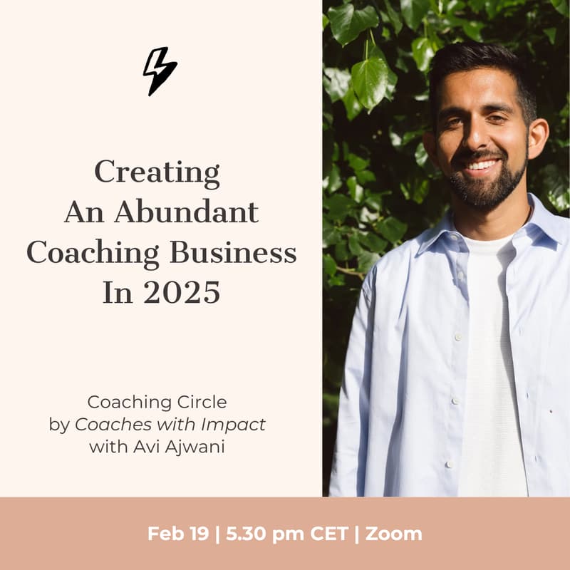 Cover Image for Creating An Abundant Coaching Business In 2025 with Avi Ajwani