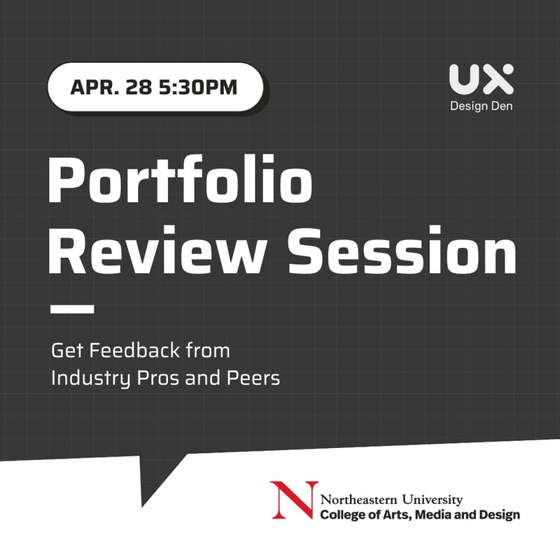 Cover Image for UX Design Den: Portfolio Review Session