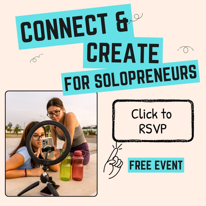 Cover Image for Connect & Create: A Content Meetup for Solopreneurs