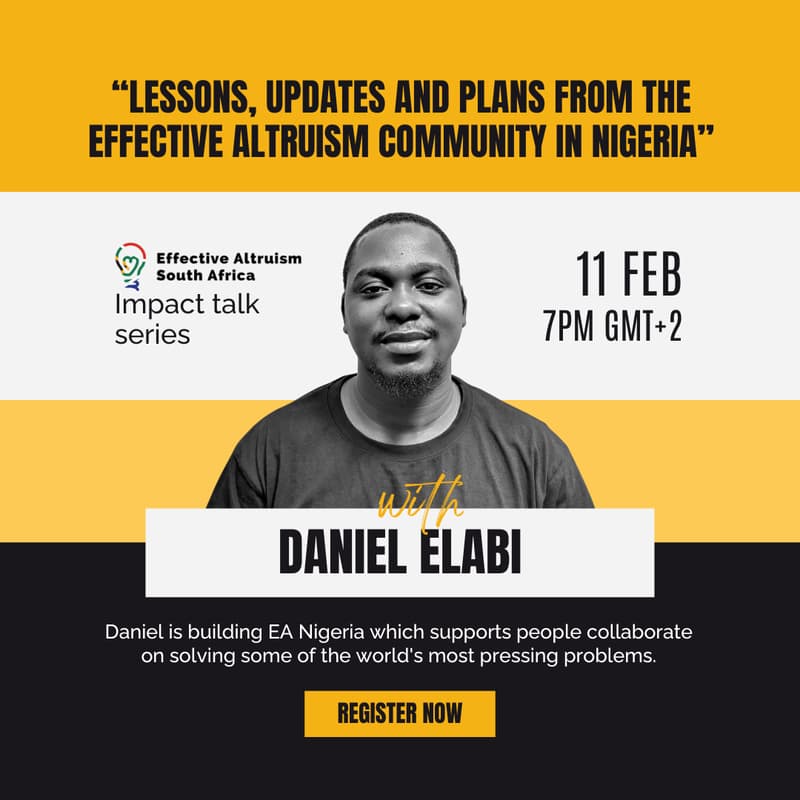 Cover Image for Lessons, Updates and Plans from the Effective Altruism Community in Nigeria