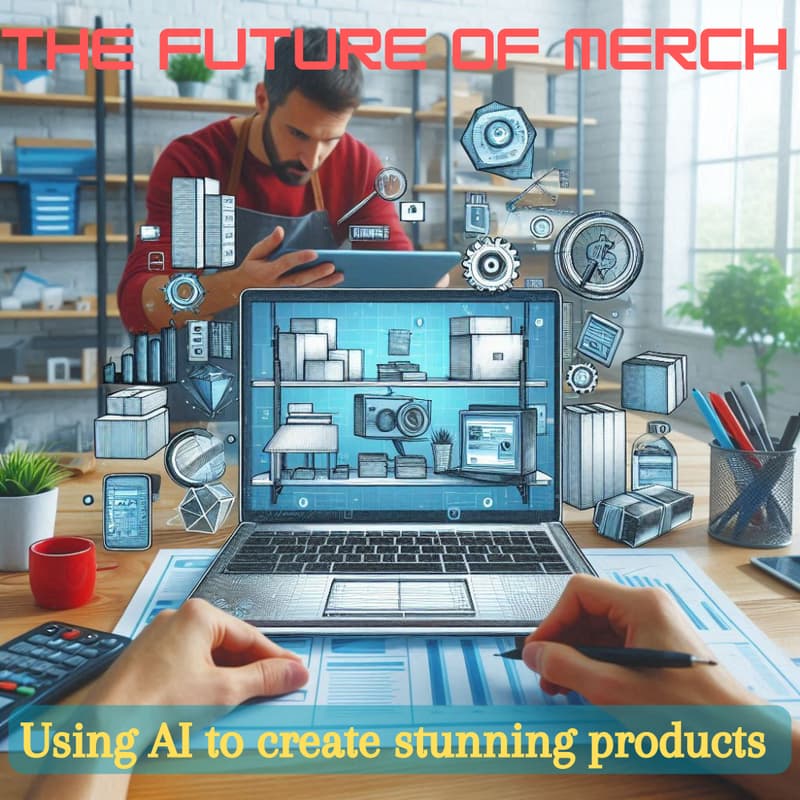 Cover Image for The Future of Merch: Using AI to Create Stunning Print-on-Demand Products