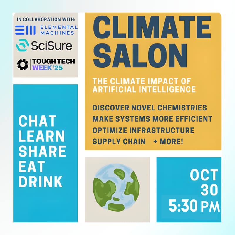 Cover Image for Climate Salon @ Tough Tech Week
