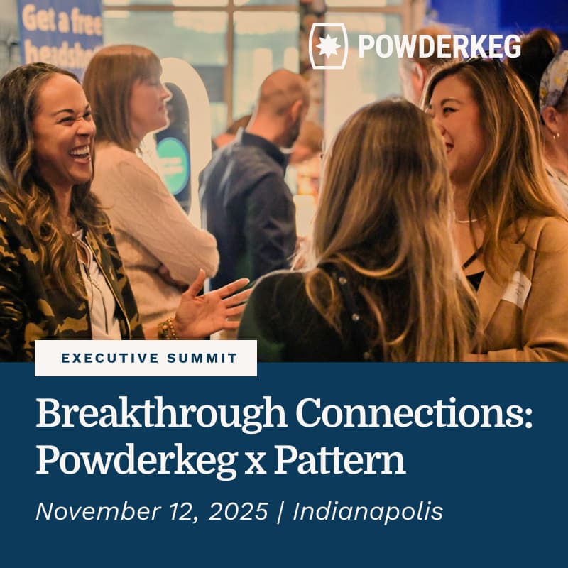 Cover Image for Breakthrough Connections: Powderkeg x Pattern