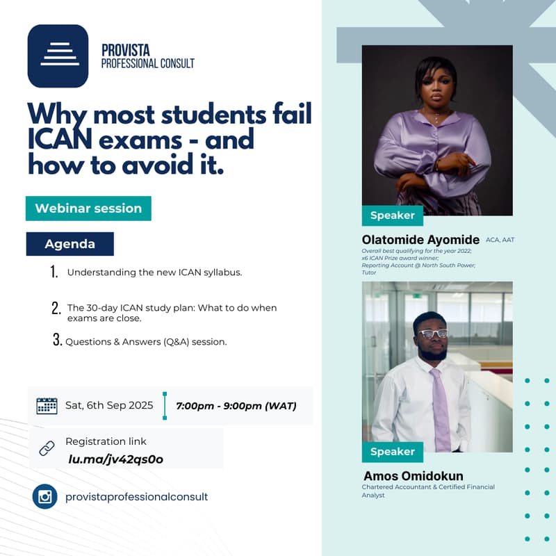 Cover Image for Why most students fail ICAN exams and how to avoid it.