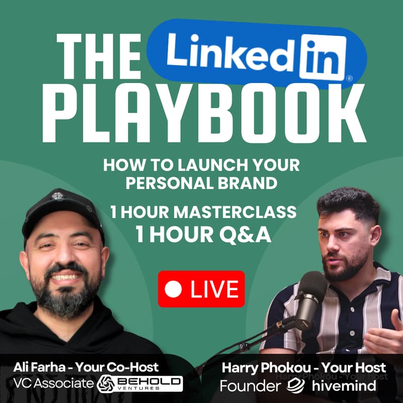 Cover Image for LinkedIn Masterclass: Building Profitable Personal Brands, Content + Outbound + Q&A