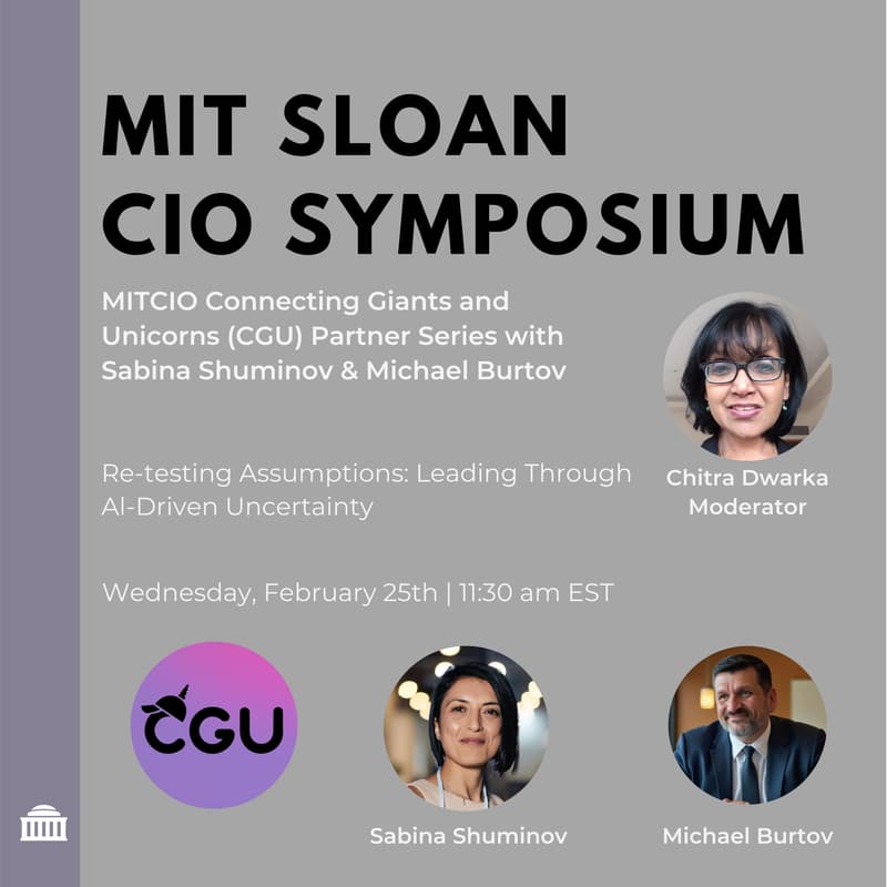 Cover Image for MITCIO with Connecting Giants and Unicorns (CGU)-Partner Series-In Person Event