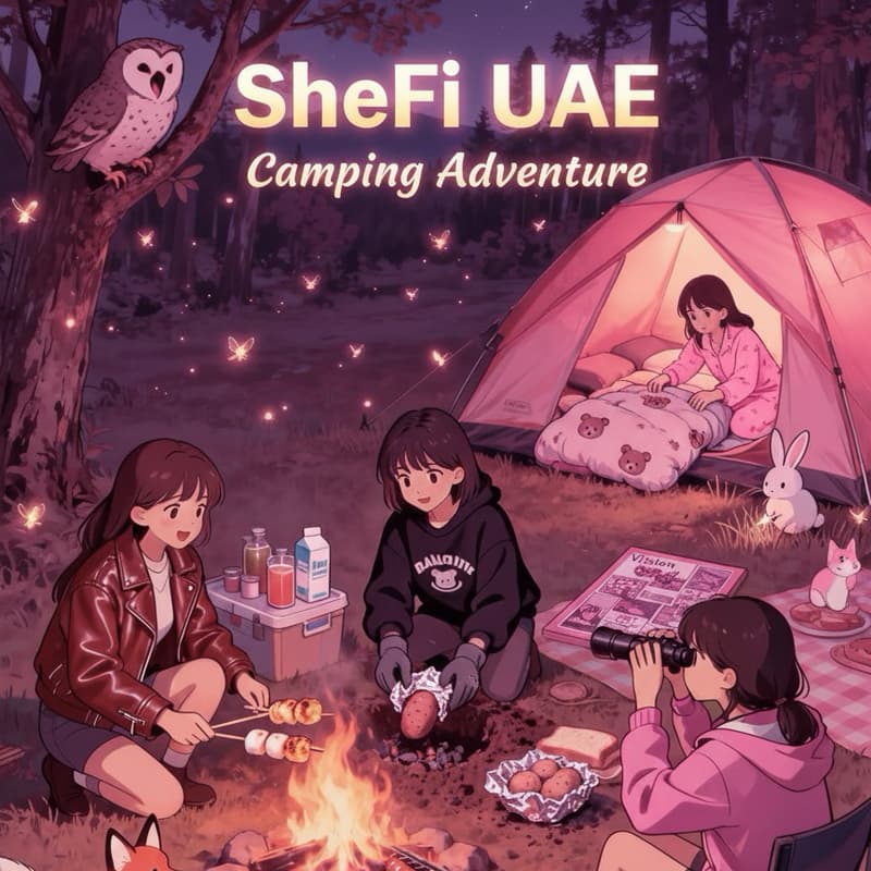 Cover Image for SheFi UAE Desert Camp: Minted Under the Stars 💫🏕️