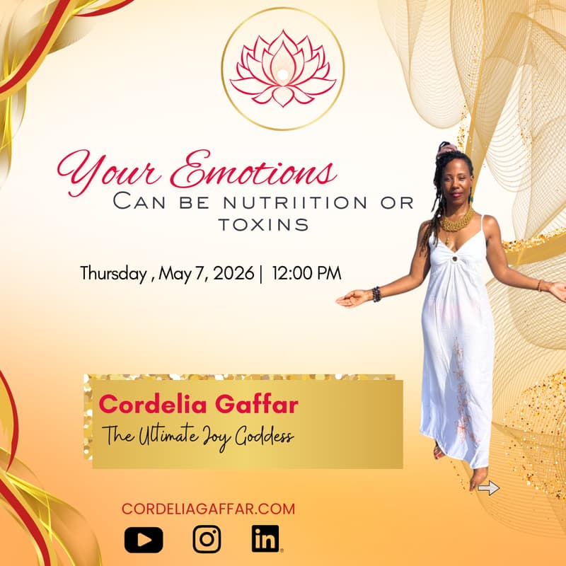 Cover Image for Midday Power Hour | Emotions are Nutrition or Toxins, It's Your Choice