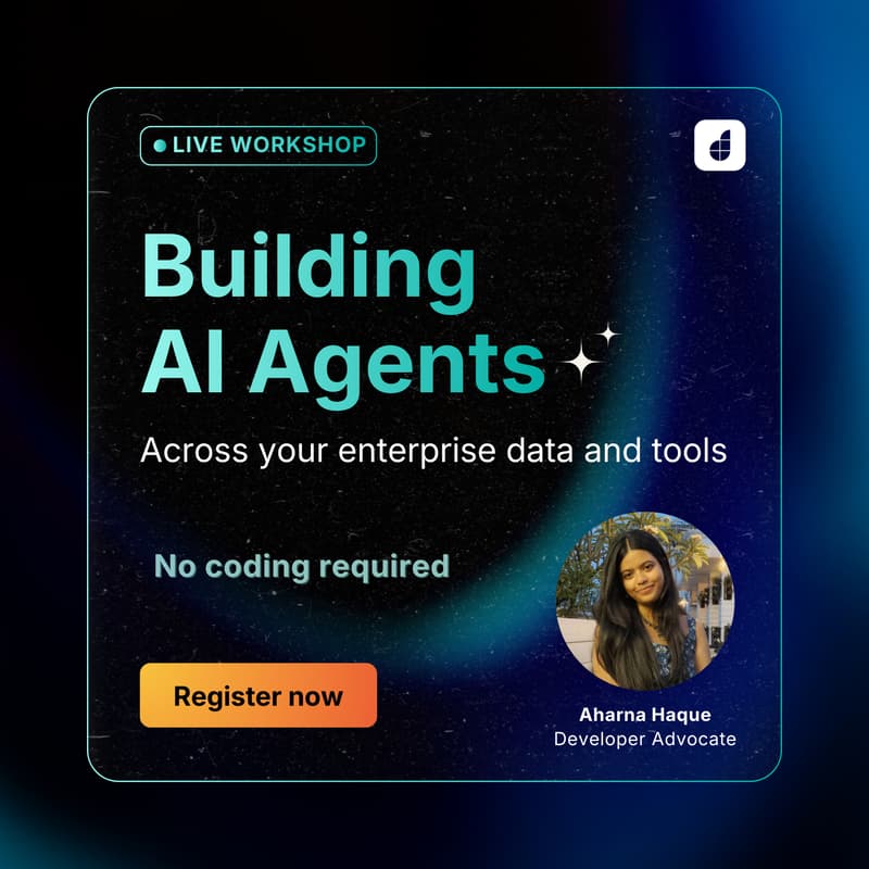 Cover Image for Build an AI Agent Live – No Code Required