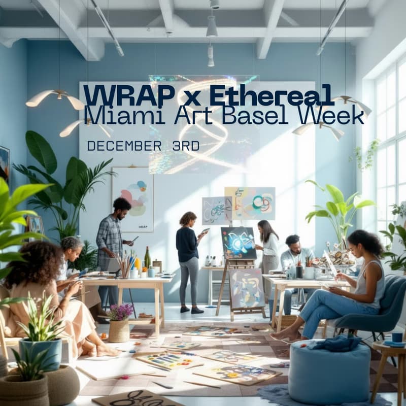 Cover Image for The Ethereal x WRAP Experience: Art for a Sustainable Future