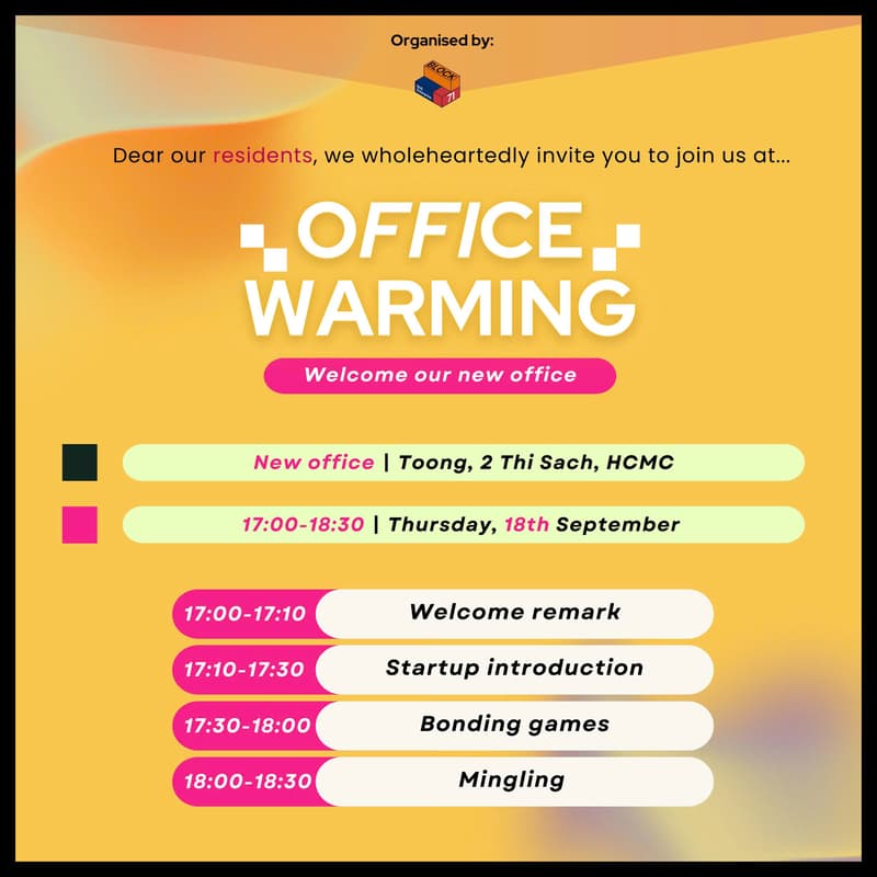 Cover Image for BLOCK71: Office Warming