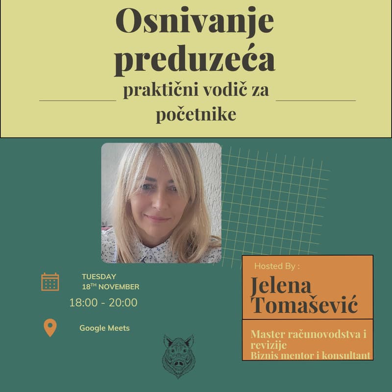 Cover Image for Osnivanje preduzeća: Praktični vodič za početnike