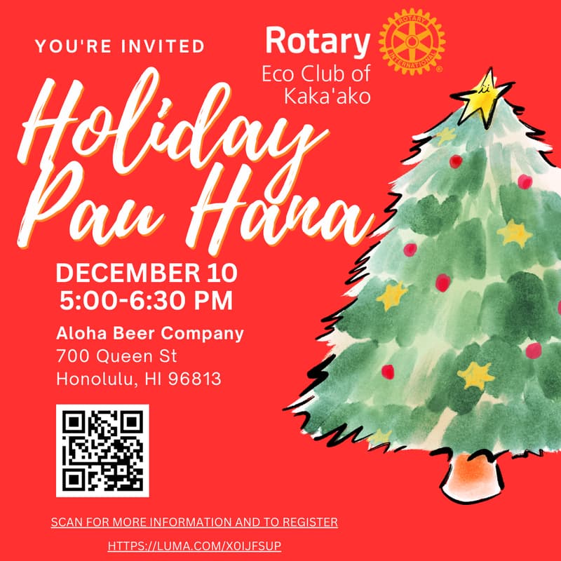 Cover Image for Eco Rotary Club Holiday Pau Hana