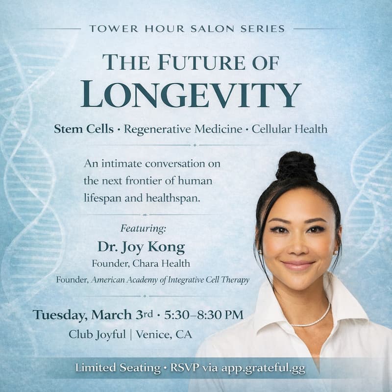 Cover Image for The Future of Longevity w/ Dr. Joy Kong