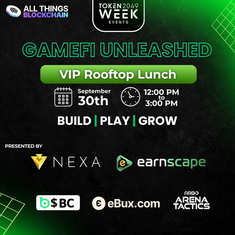 Cover Image for GAMEFI UNLEASHED ✨🎮 VIP ROOFTOP LUNCH