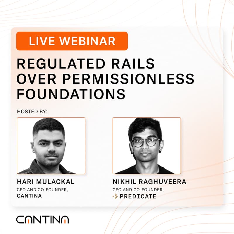 Cover Image for Regulated Rails over Permissionless Foundations