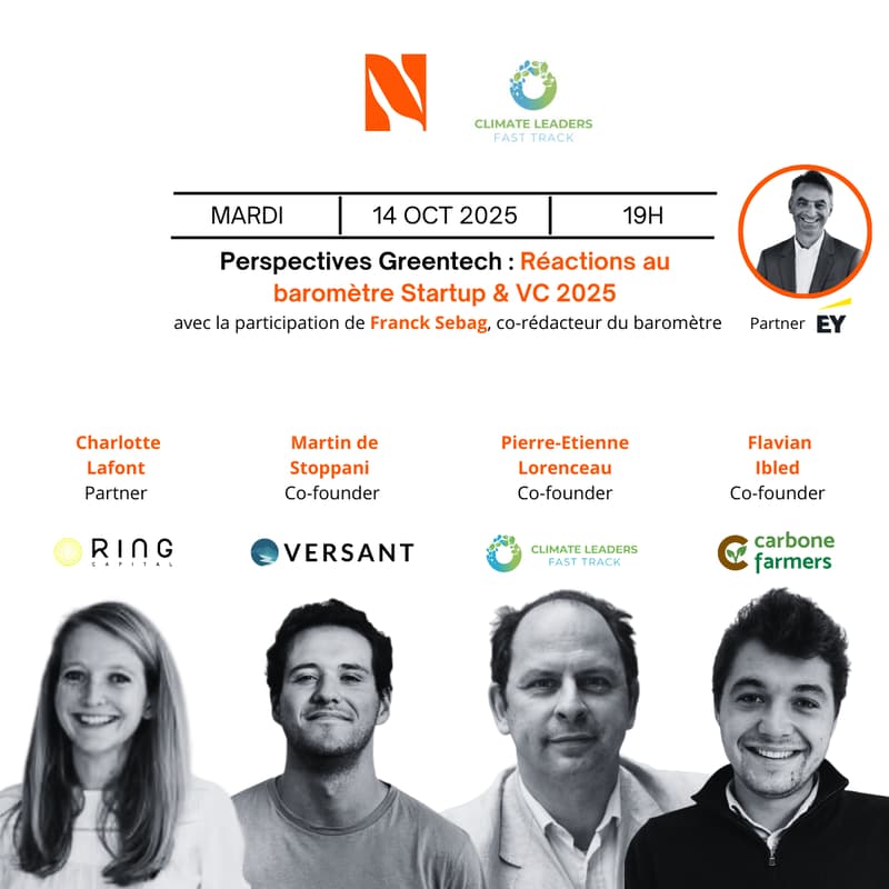 Cover Image for Table ronde Next Gen VC x Climate Leaders Fast Track