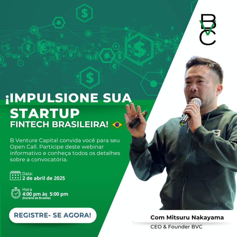 Cover Image for Webinar informativo: Open Call Startups FinTech - Brasil