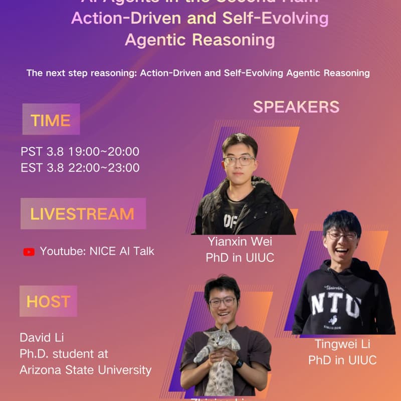 Cover Image for Agentic Reasoning Survey