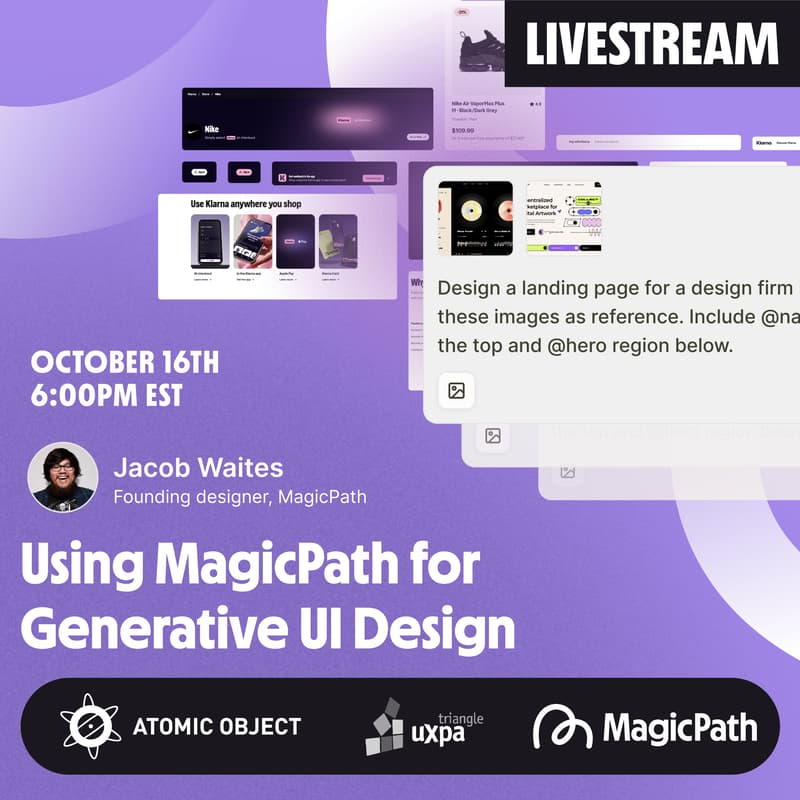 Cover Image for Using MagicPath for Generative UI Design