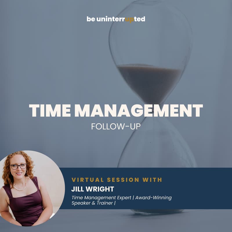 Cover Image for Time Management: Follow Up Session