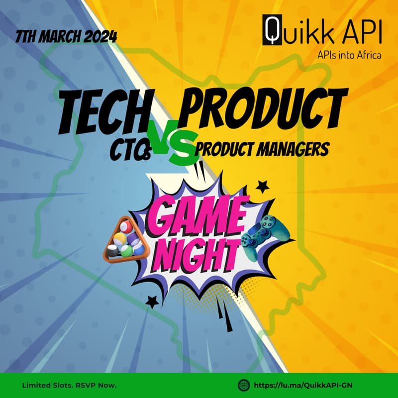 Tech & Product: Game Night · Luma