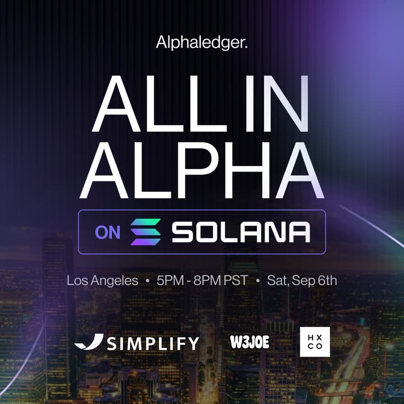 Cover Image for All in Alpha on Solana w/ Alphaledger