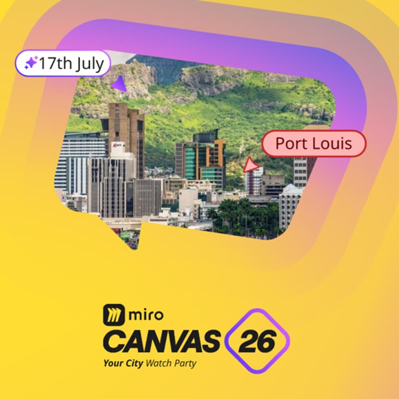 Cover Image for Miro Canvas 26 Watch Party Mauritius Community Edition